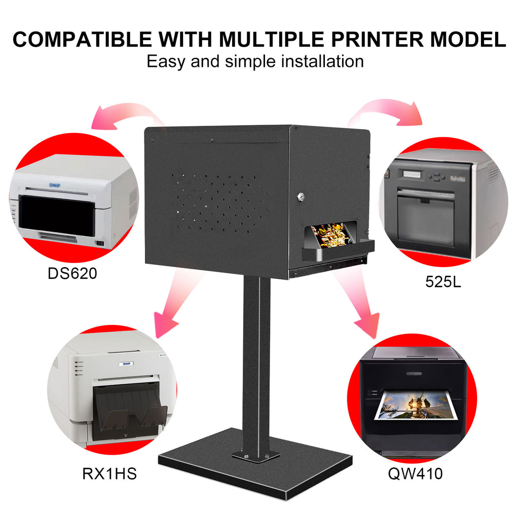 Photo Booth Printer Stand Cover Place Hide Printer for DNP DS620, RX1-HS, QW410 or Hiti525L