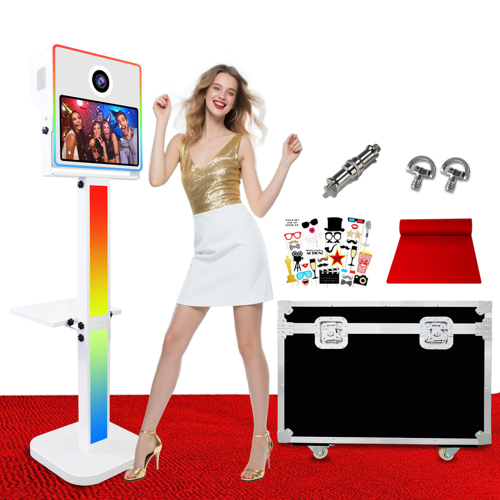 Dslr Photo Booth with 15.6 inches Touch Screen Selfie Photobooth Build in Mini PC