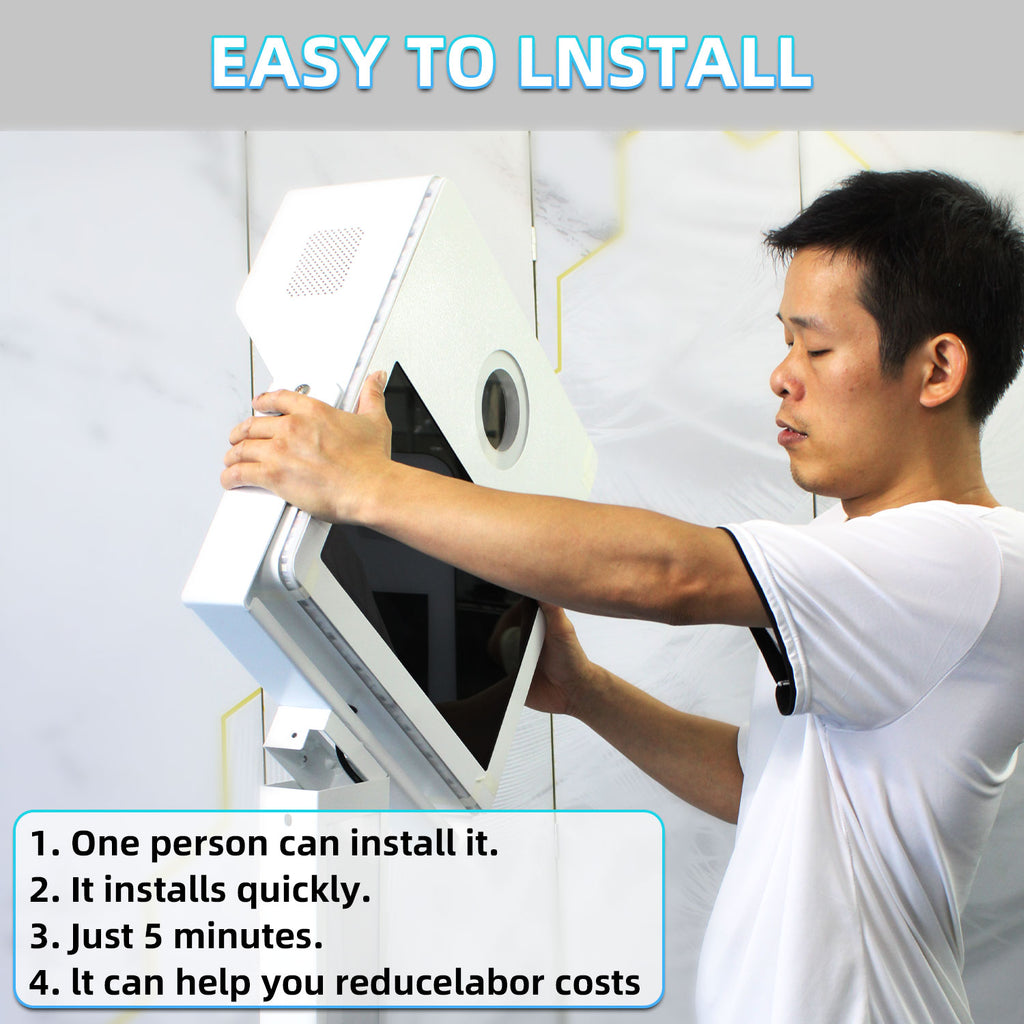 Dslr Photo Booth with 15.6 inches Touch Screen Selfie Photobooth Build in Mini PC